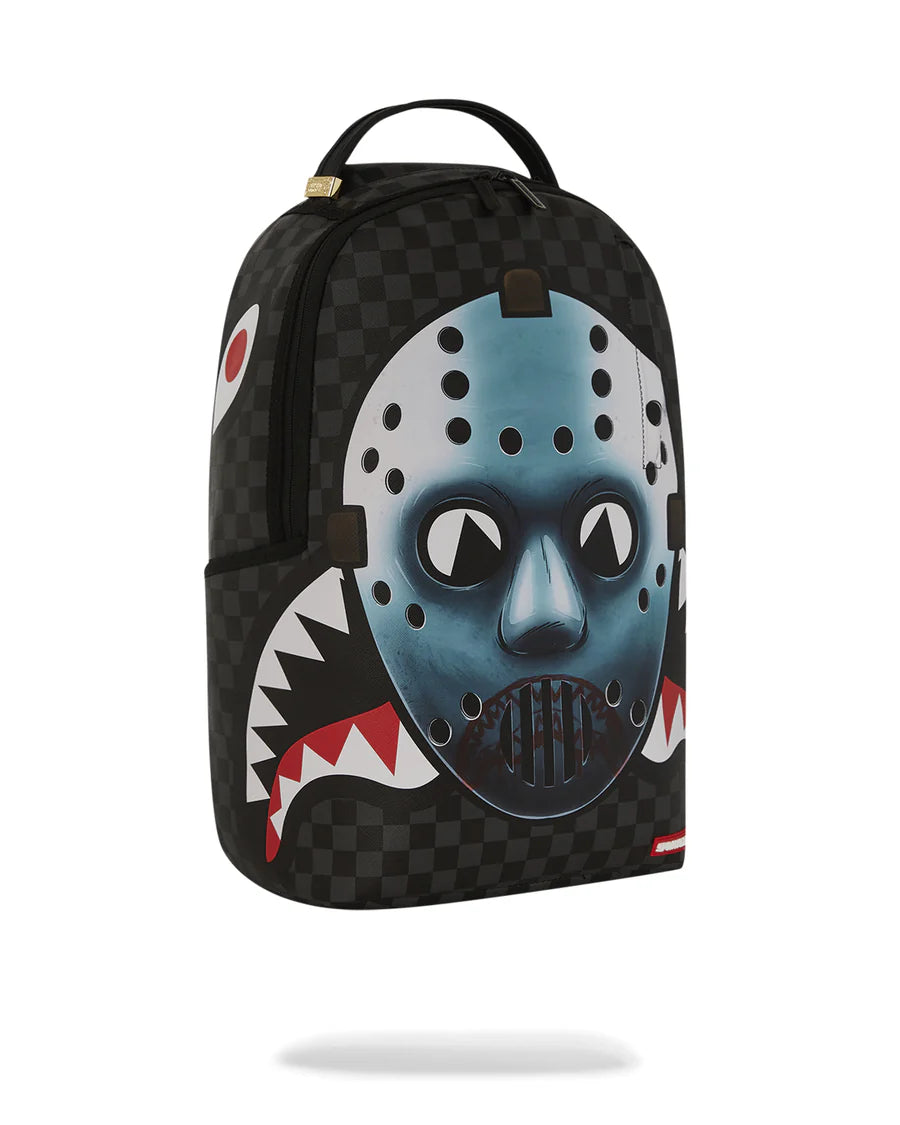 sprayground mochila hockey mask sharkmouth backpack