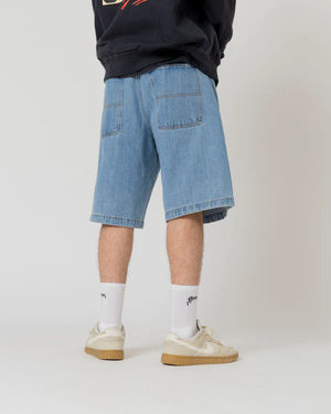 jacker pantalón serif logo denim baggy blue