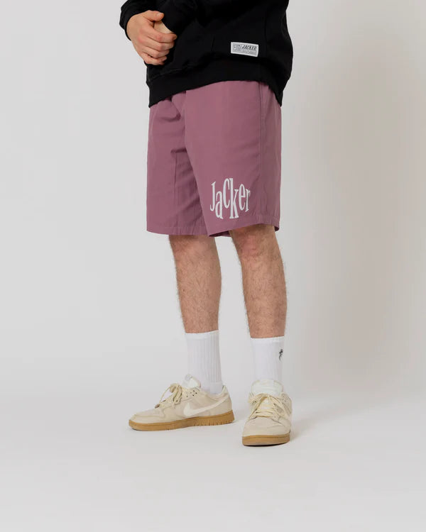 jacker pantalón swell logo short purple