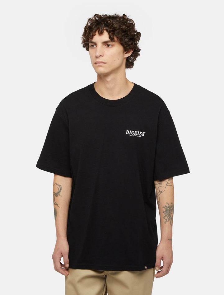 dickies camiseta script negro