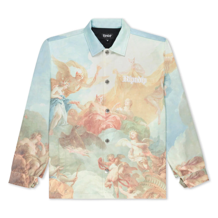 ripndip chaqueta heavens waiting button jackect