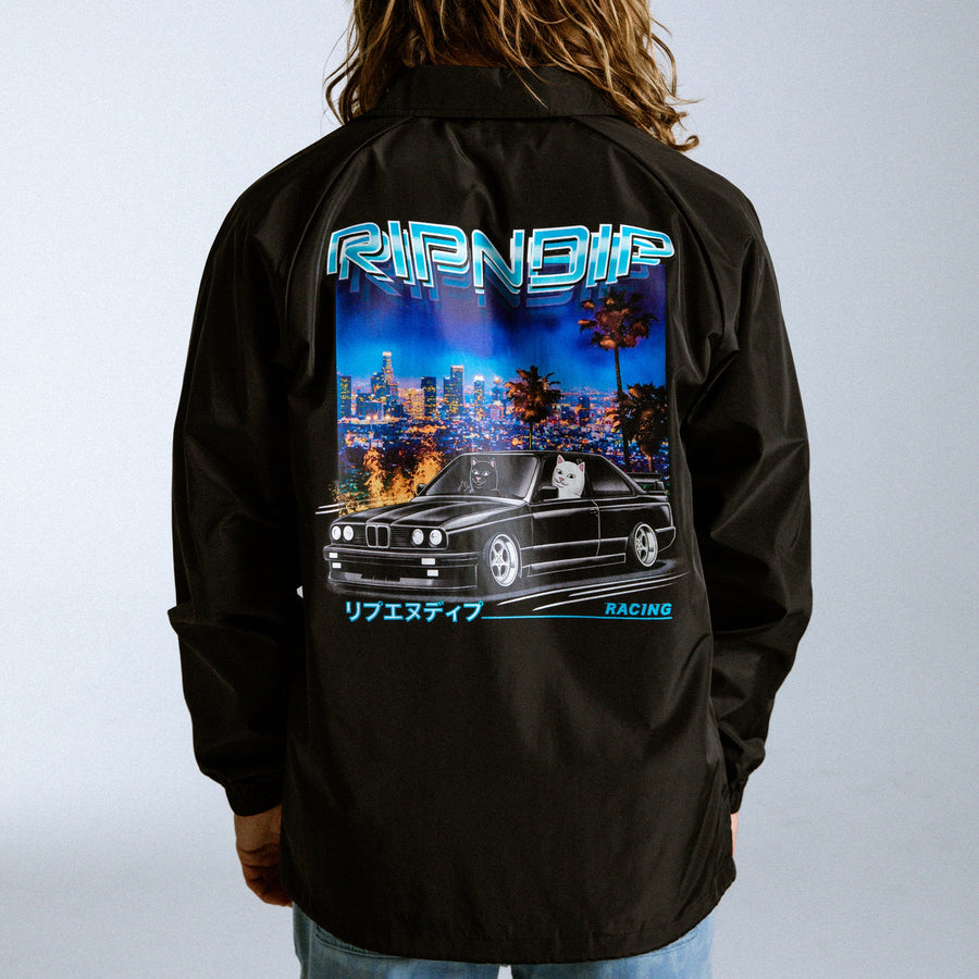 ripndip chaqueta vroom vroom coache jacket