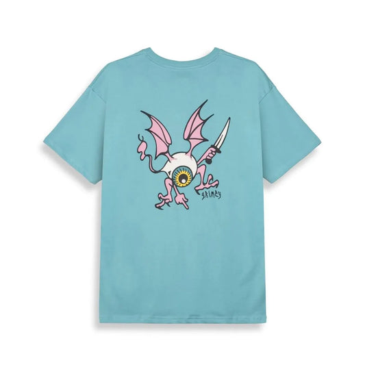 grimey camiseta peace within the watching eyez regular blue
