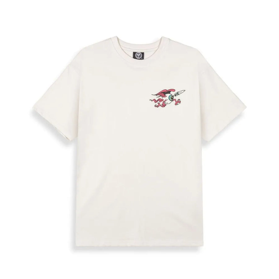 grimey camiseta peace within the watching eyez regular off white