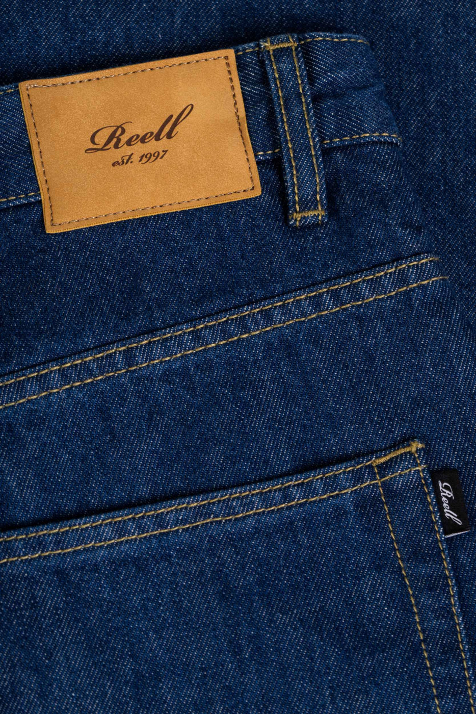 reell pantalón baggy steell blue