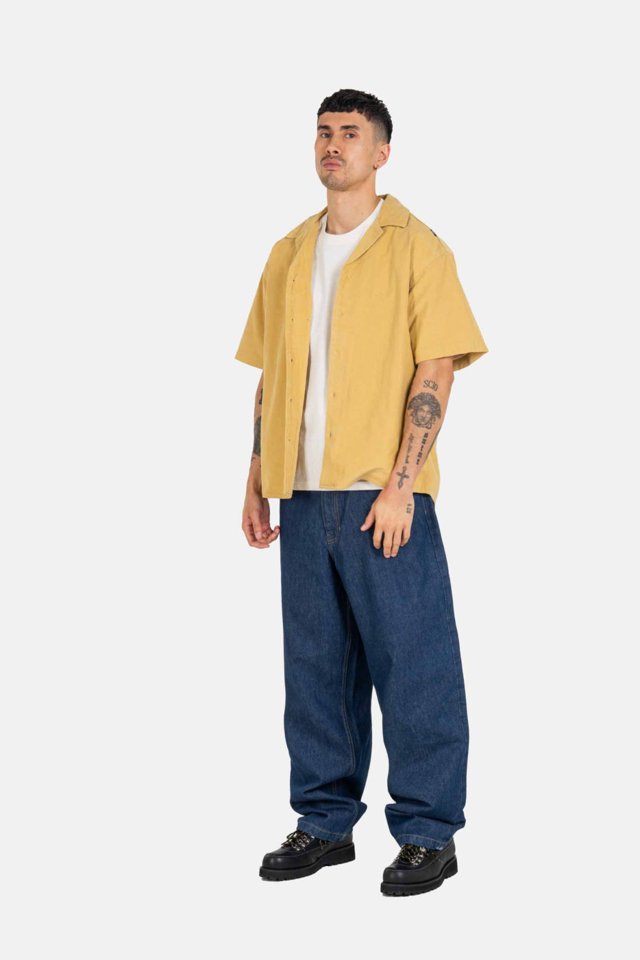 reell pantalón baggy steell blue