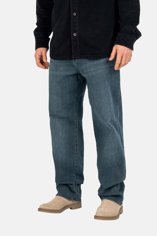 reell pantalón solid  mystic blue