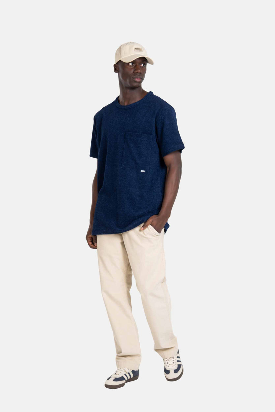 reell pantalón reflex losse chino oatmeal square cord