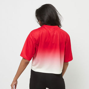 karl kani camiseta mujer retro gradient crop