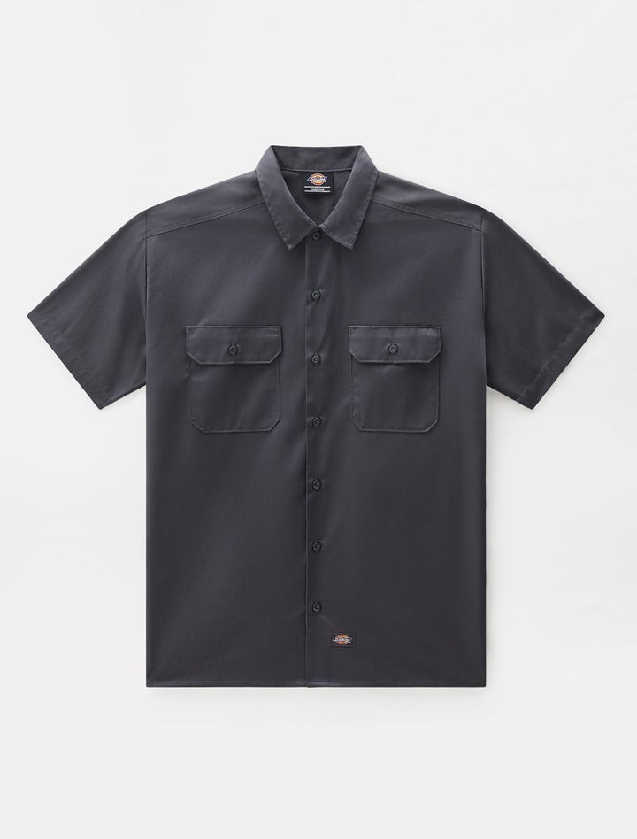 dickies camisa work rec charcoal