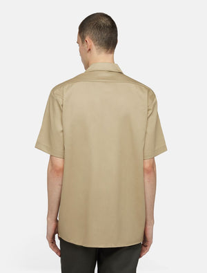 dickies camisa work rec khaki