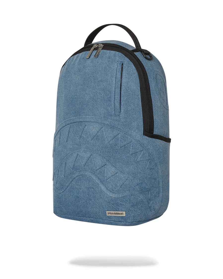 sprayground mochila stone washed shark