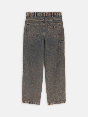 dickies pantalón madison baggy fit denim overdye