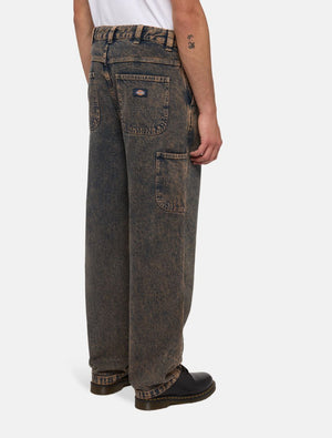 dickies pantalón madison baggy fit denim overdye