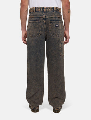 dickies pantalón madison baggy fit denim overdye