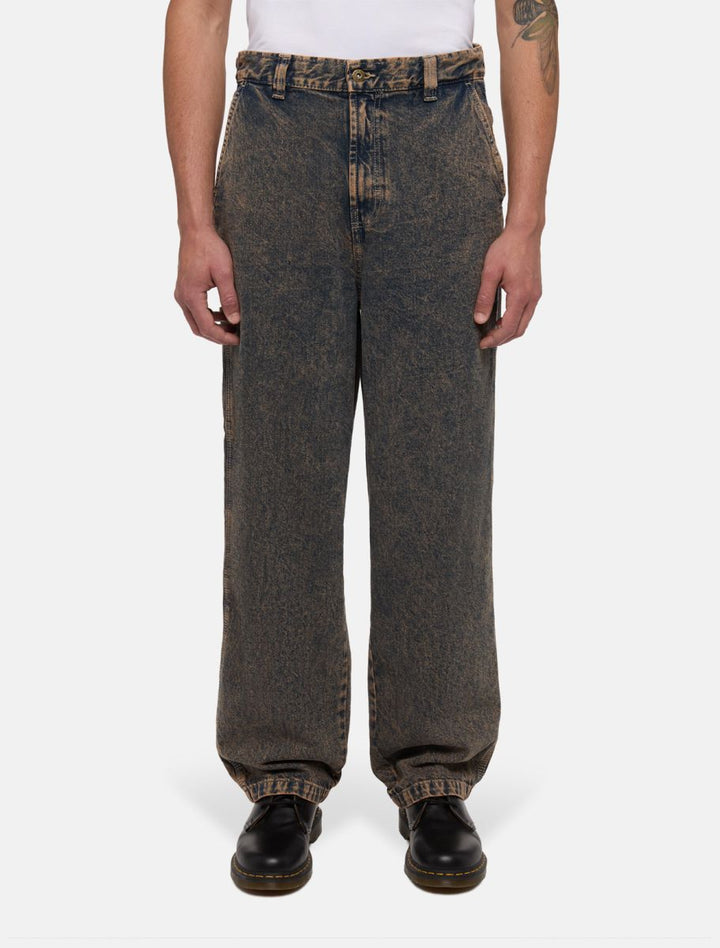 dickies pantalón madison baggy fit denim overdye