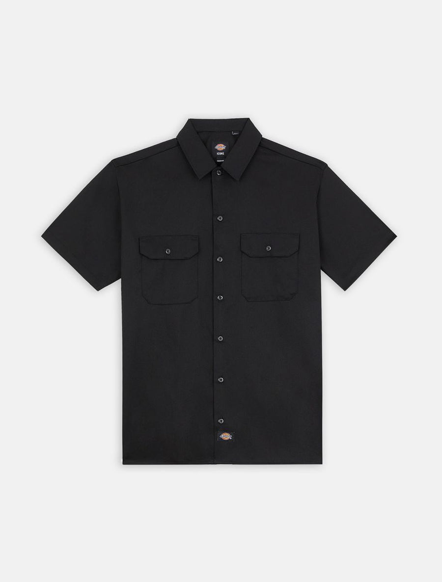 dickies  camisa work shirt rec black