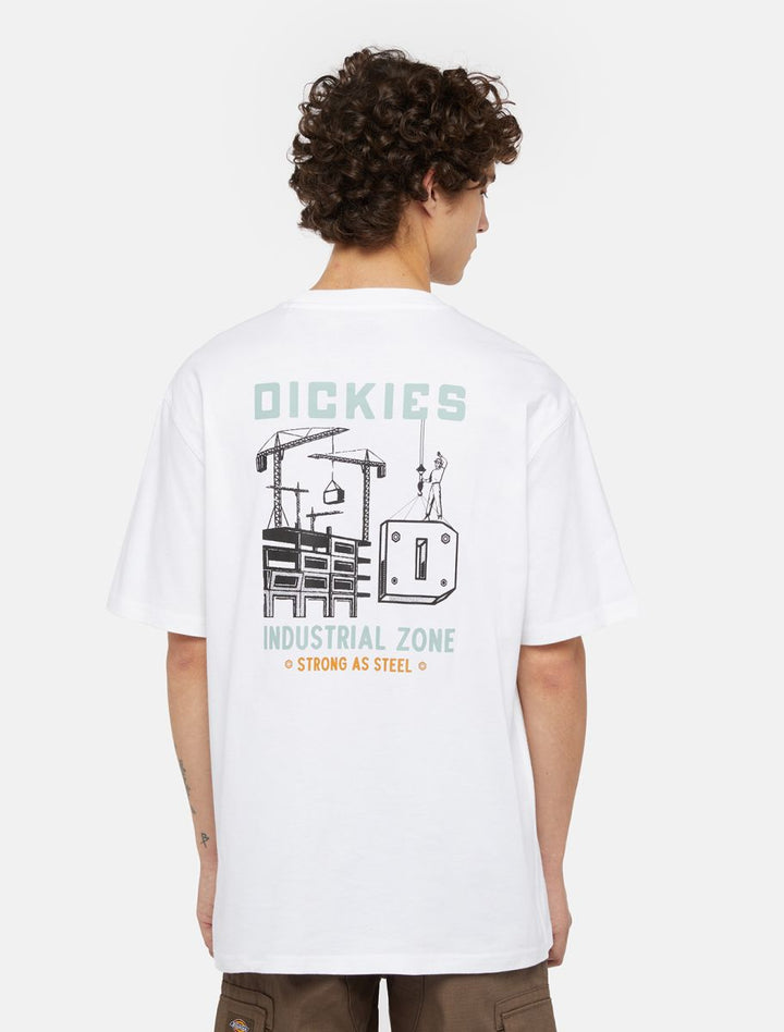 dickies camiseta industrial zone white