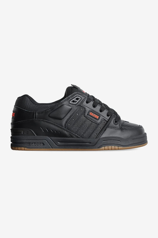 globe zapatilla fusion black snake red