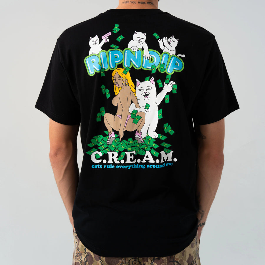 ripndip camiseta club cream