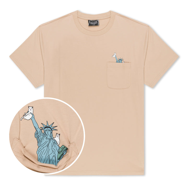 ripndip camiseta liberty pocket