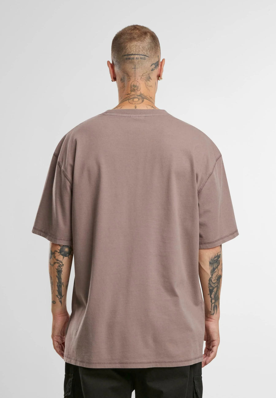 karl kani camiseta retro sprayed taupe