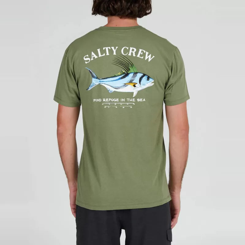 salty crew camiseta rooster premium