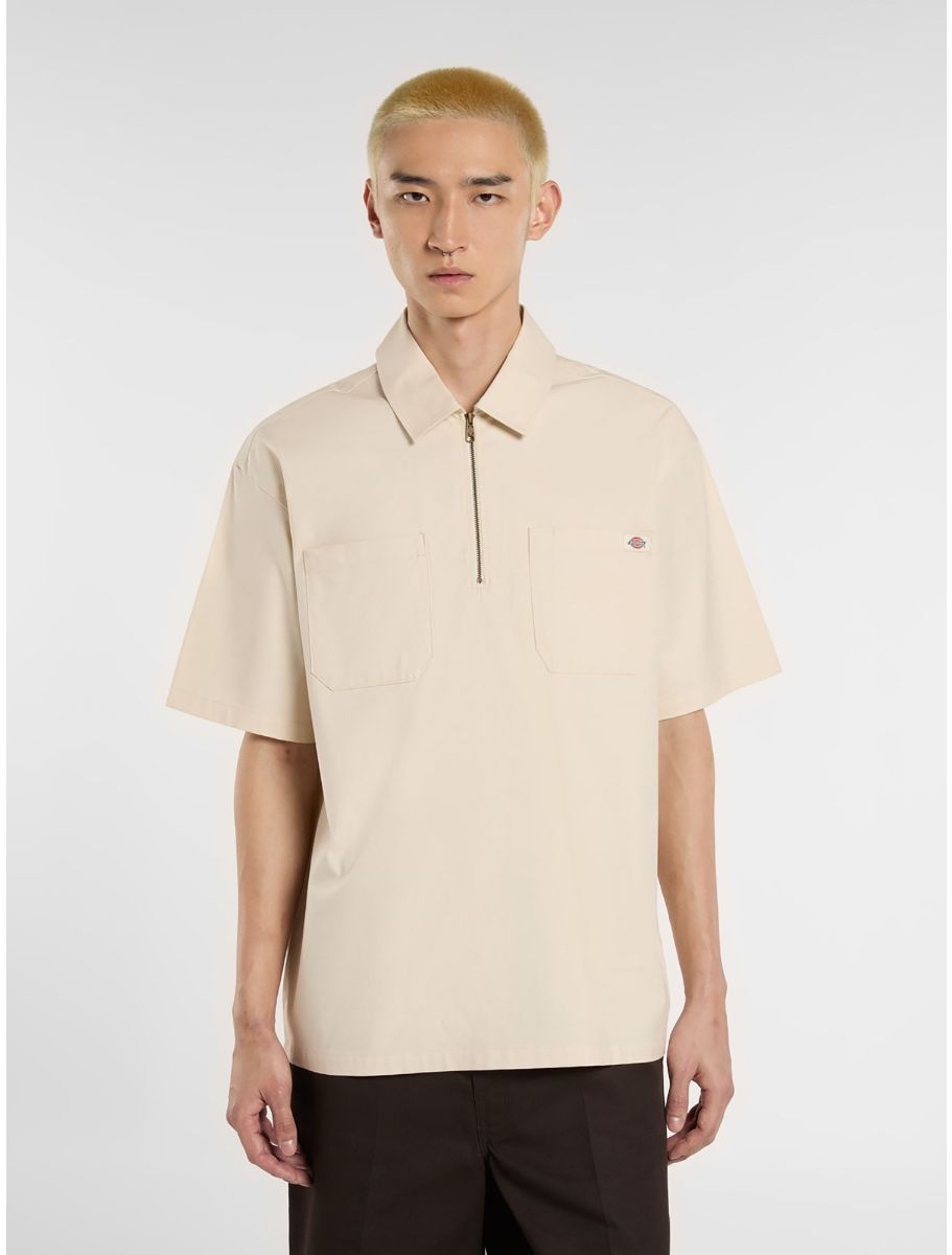 dickies camisa ranch qz shirt whitecap gray