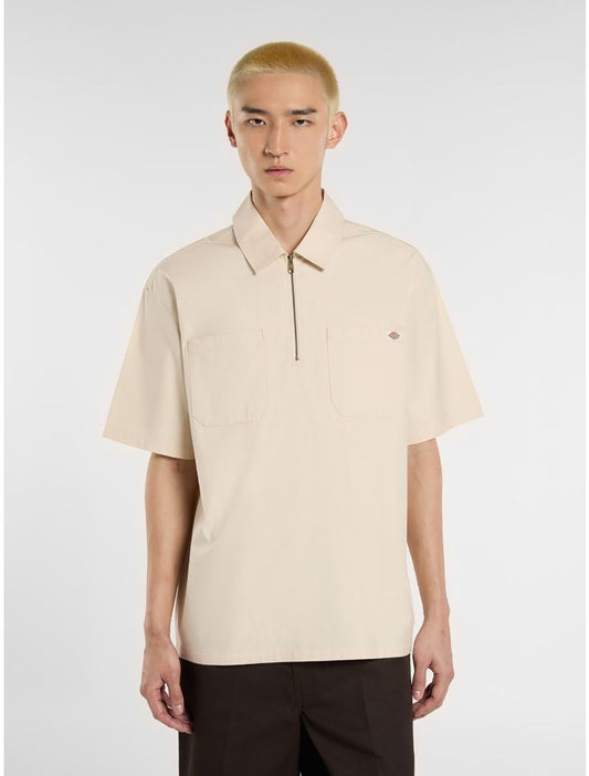 dickies camisa ranch qz shirt whitecap gray
