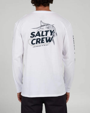 salty crew camiseta manga larga hook up premium white