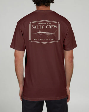 salty crew camiseta  stealth marron