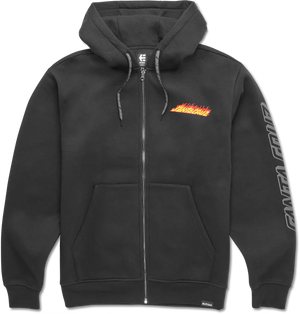 etnies x santa cruz chaqueta flame tech black