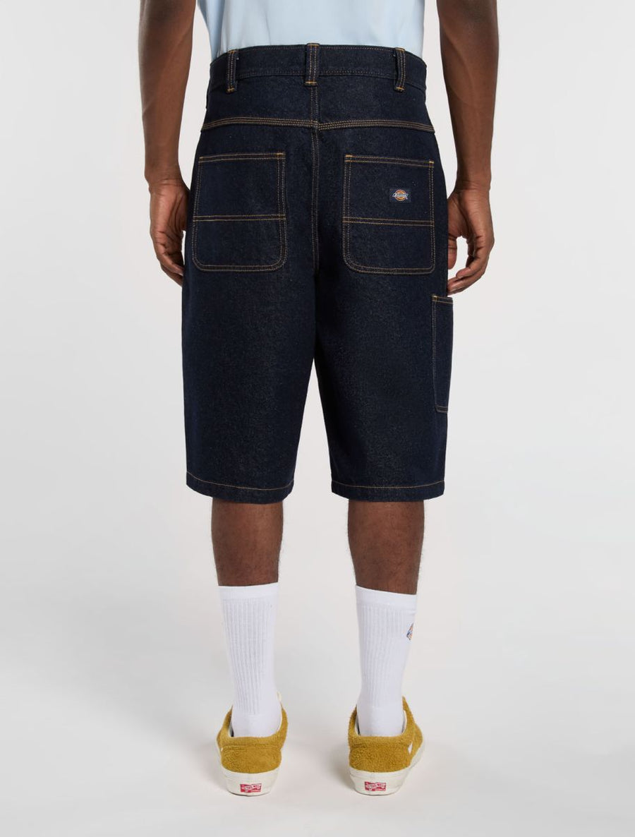 dickies bermuda madison denim rinsed