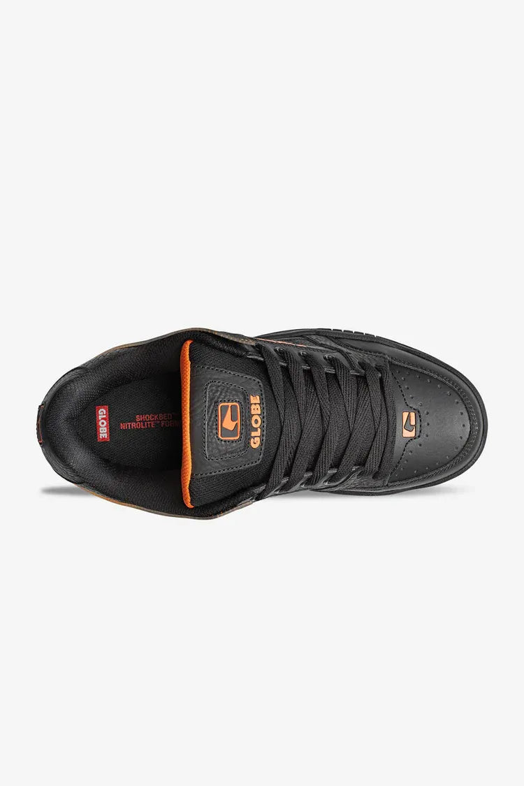 globe zapatilla Tilt Black/Orange Fade skateboard