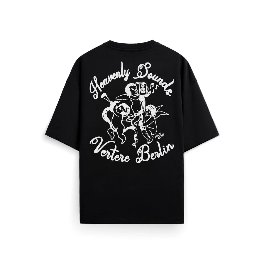 vertere camisetas unisex heavenly sounds black