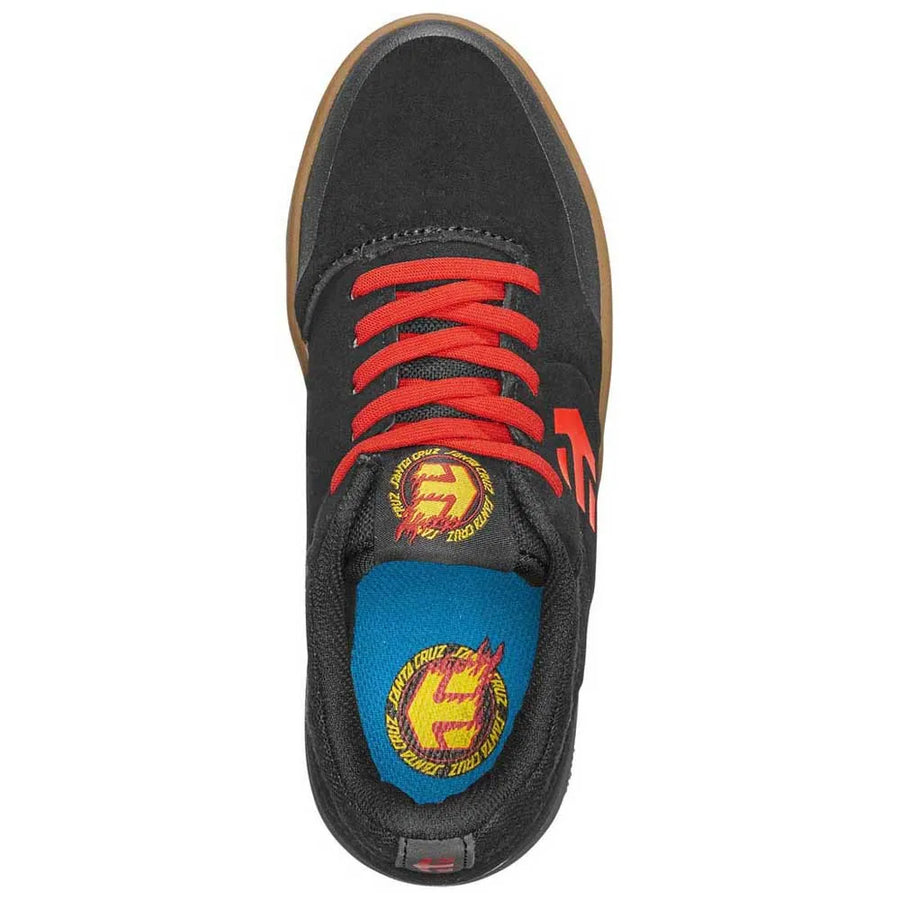 etnies zapatilla kids marana x santa cruz red black gum