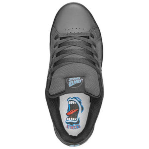 etnies zapatilla kids fader x santa cruz dark grey black