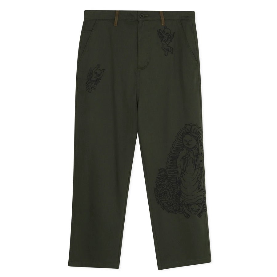 ripndip pantalon mother nerm twill pants