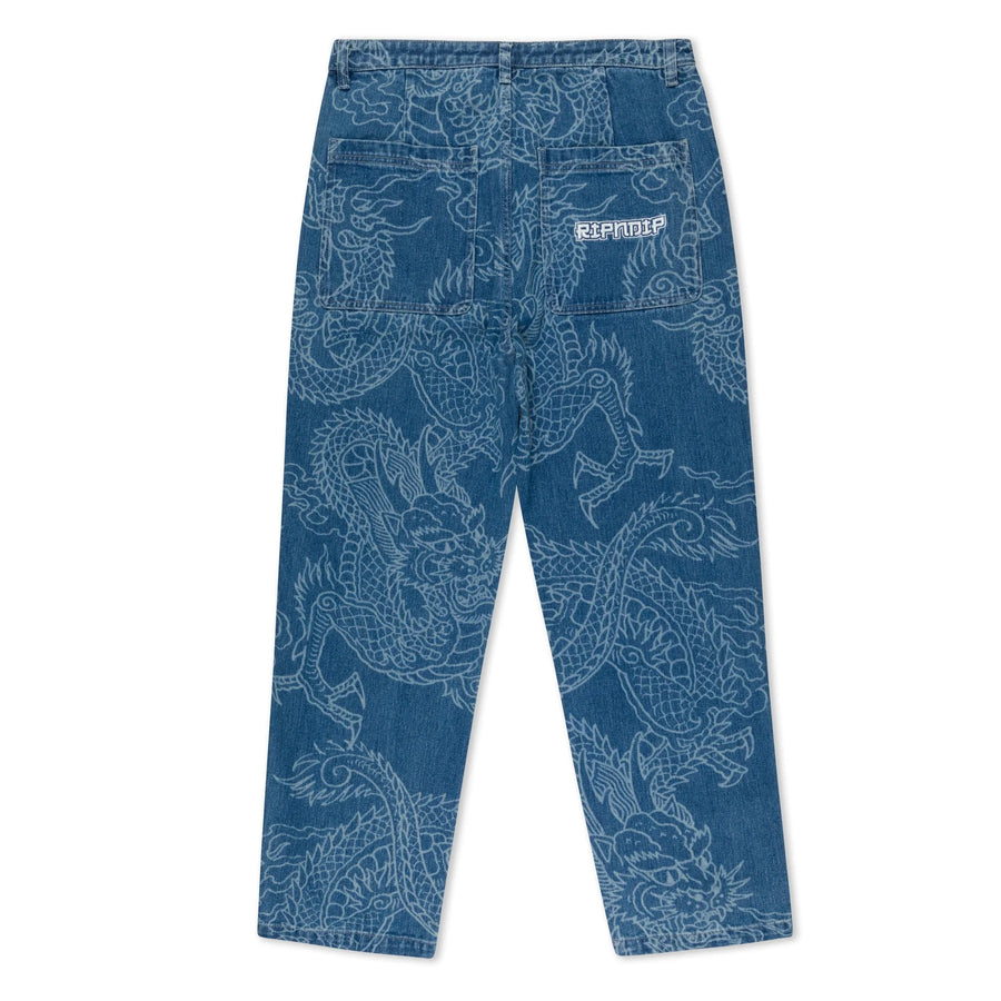 ripndip pantalon haku denim