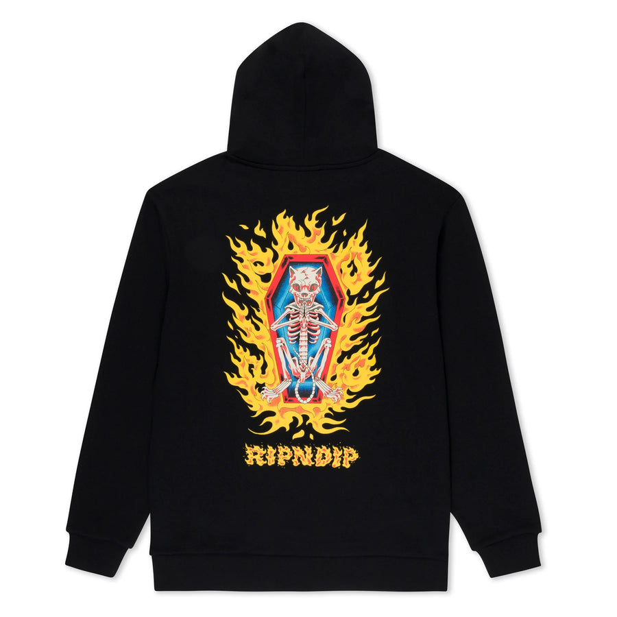 ripndip sudadera burn in heck hoodie