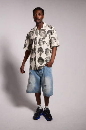 grimey camisa The Midnite light blue