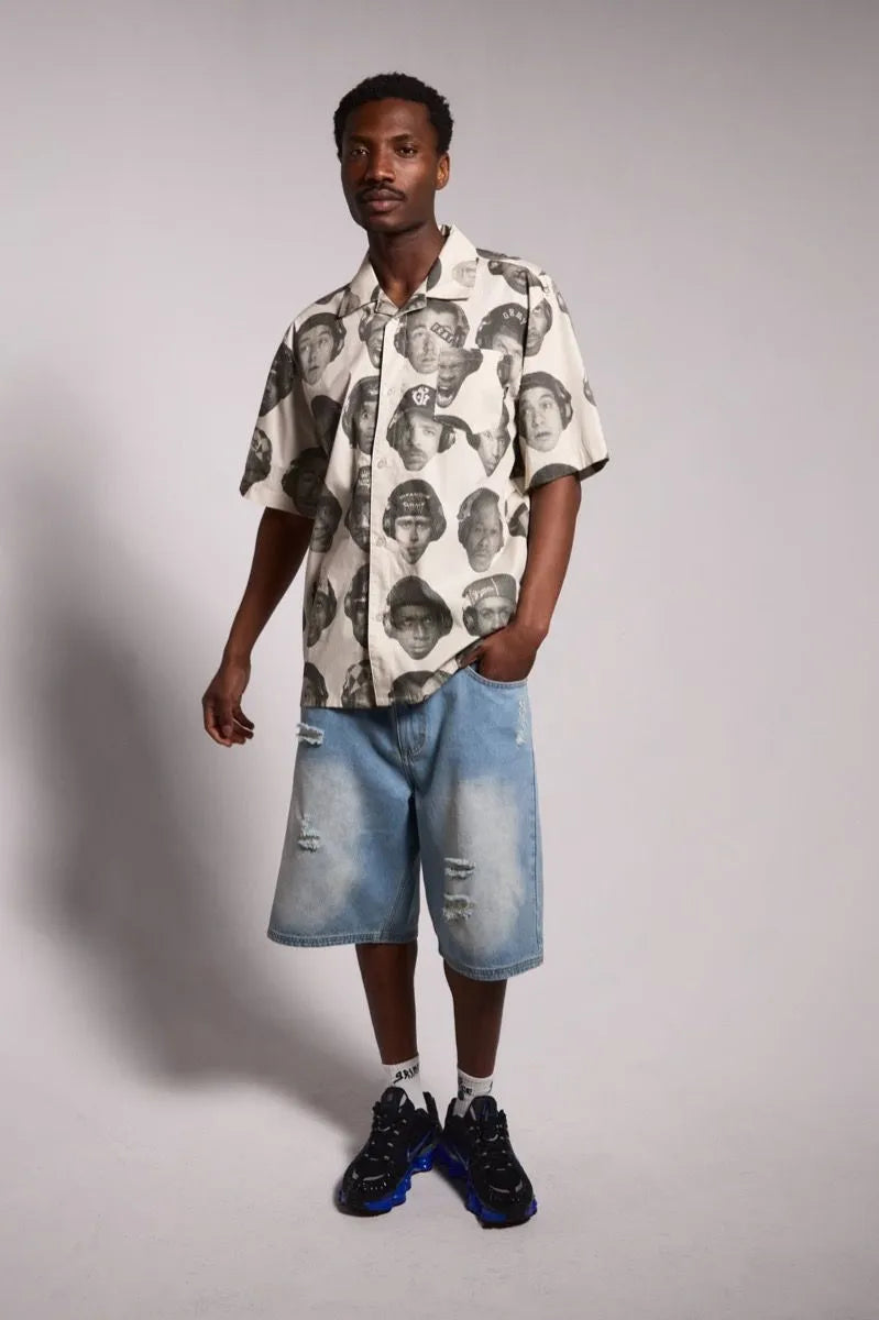 grimey camisa The Midnite light blue