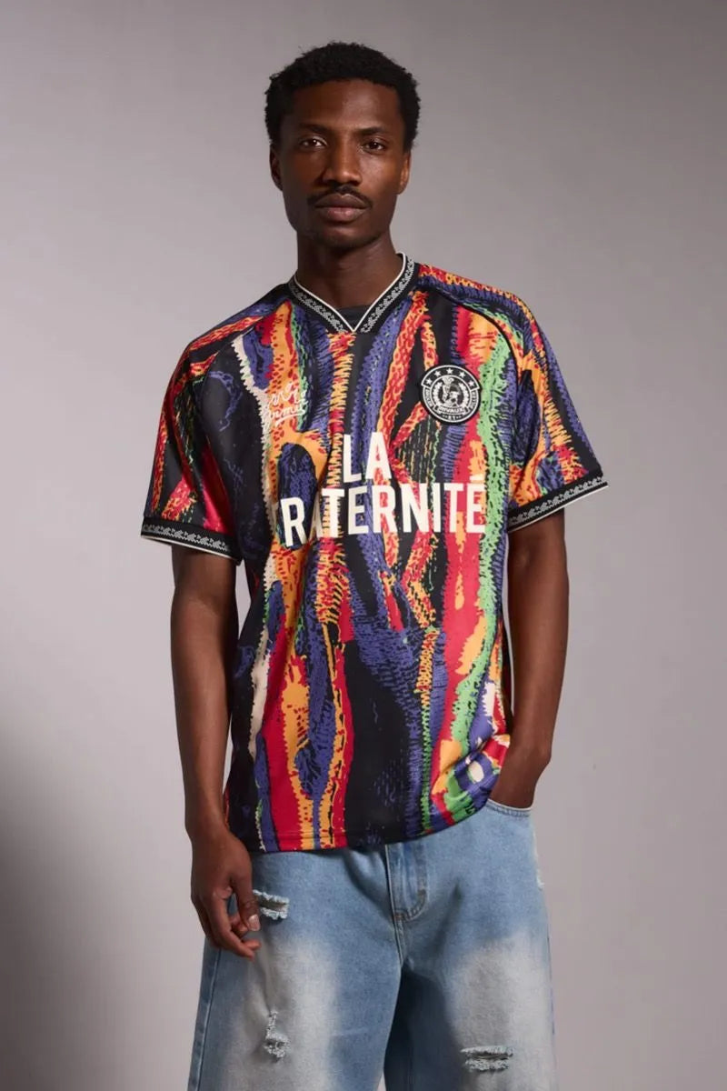 grimey Camiseta de Fútbol La Fraternite Multicolor