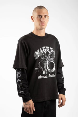 wasted paris camiseta manga larga lethal age black