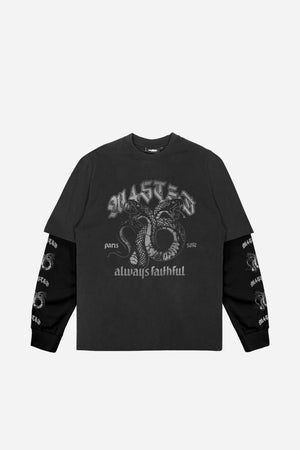 wasted paris camiseta manga larga lethal age black