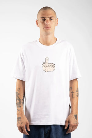 wasted paris camiseta middle white