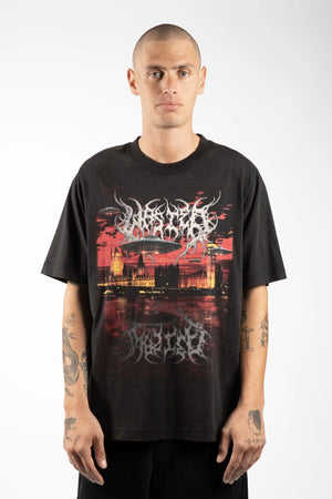 wasted paris camiseta skylab faded black