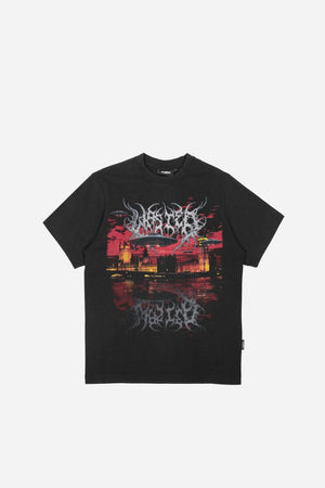 wasted paris camiseta skylab faded black