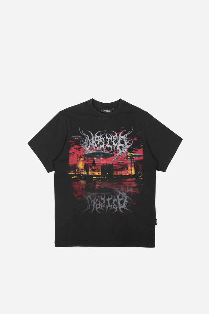 wasted paris camiseta skylab faded black