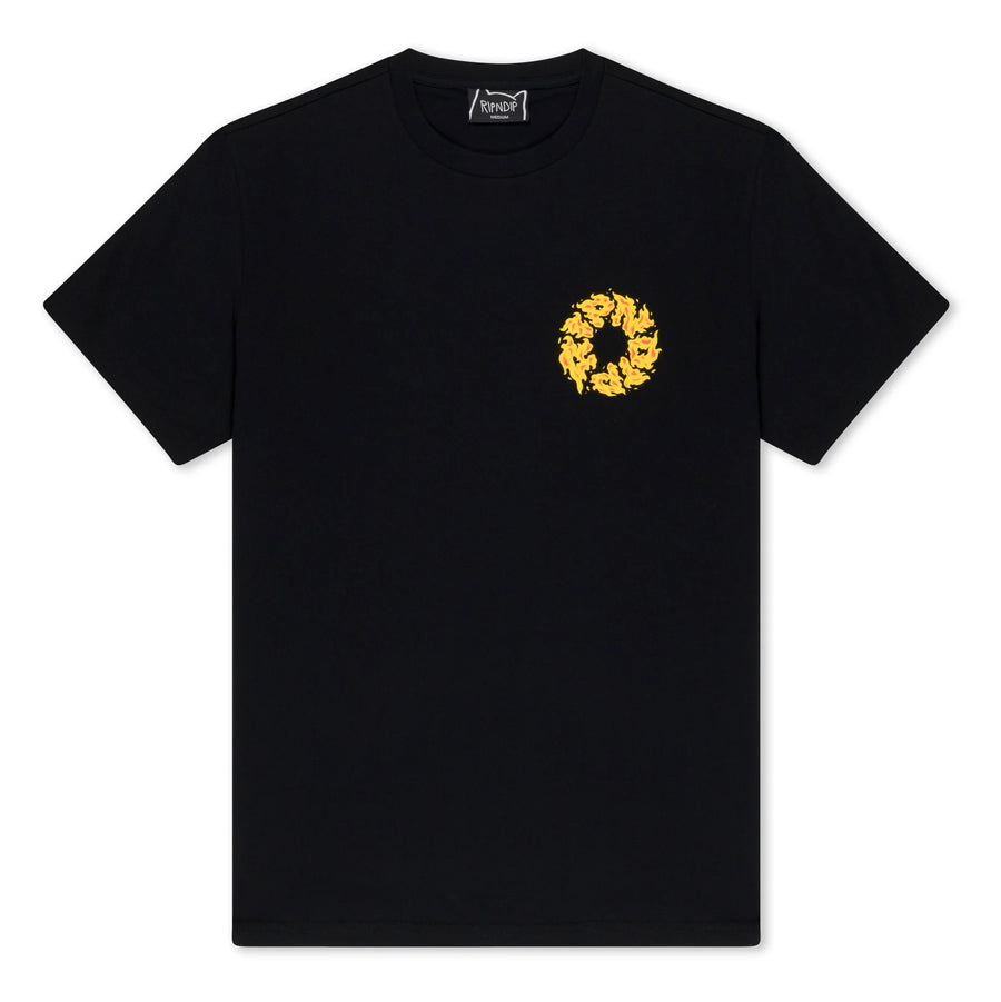 ripndip camiseta burn in heck black